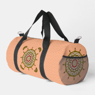 Bolso De Deporte Pequeño Fantasía de Mehndi Dorado