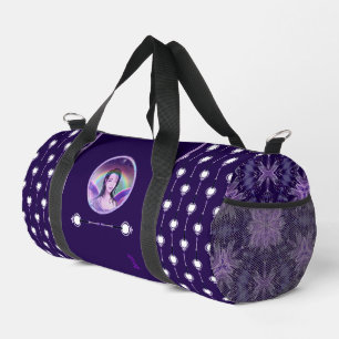 Bolso De Deporte Pequeño Faro morado de lluvia