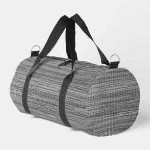 Bolso De Deporte Pequeño Faux Gray Fabric