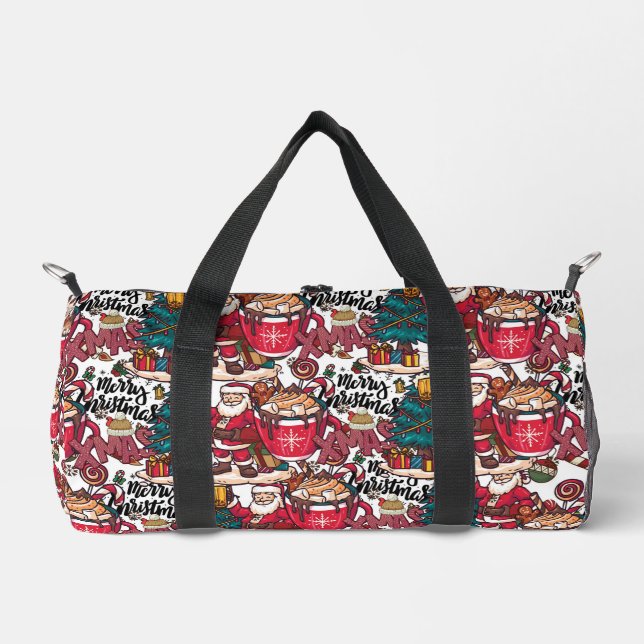 Bolso De Deporte Pequeño Feliz Navidad - Festividad de Navidad (Anverso)