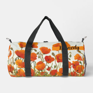 Bolso De Deporte Pequeño Filas de Poppies I