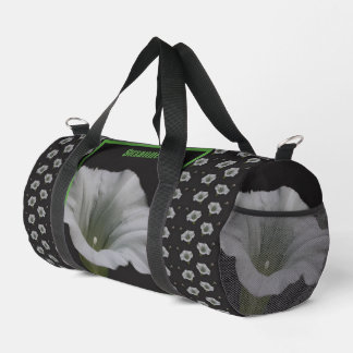 Bolso De Deporte Pequeño Flor de Gloria de la Mañana Espejo Patrón Personal