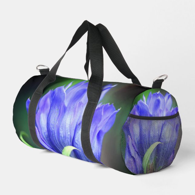 Bolso De Deporte Pequeño Flor gentiana azul (Esquina derecha)