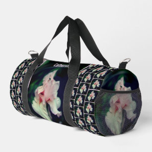 Bolso De Deporte Pequeño Flor rosa Iris Resumen Arte Personalizado