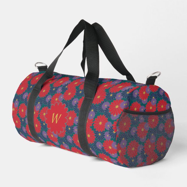 Bolso De Deporte Pequeño Floral Otoñal Salpicada (Esquina derecha)