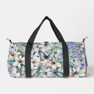 Bolso De Deporte Pequeño Floral y mariposas elegantes y elegantes