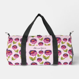Bolso De Deporte Pequeño floreado con gracia
