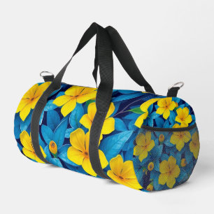 Bolso De Deporte Pequeño Flores Amarillas-Mediterráneo
