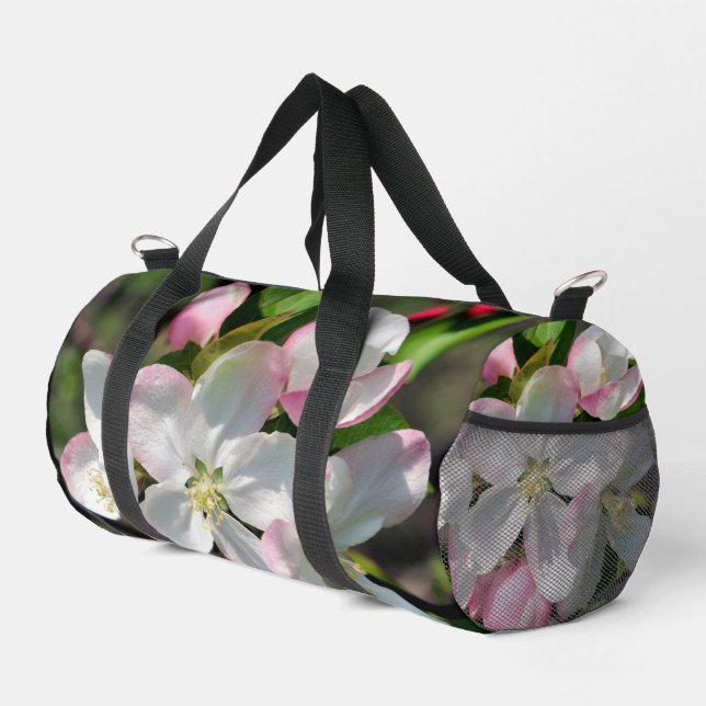 Bolso De Deporte Pequeño Flores de manzana de primavera en bonito (Esquina derecha)