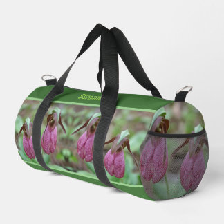 Bolso De Deporte Pequeño Flores de orquídeas de dama rosa personalizadas