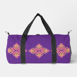 Bolso De Deporte Pequeño Flores en morado pequeño