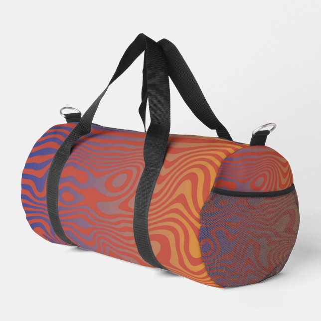 Bolso De Deporte Pequeño Flujo de Sueño l Patrón Abstracto Alucinante - No. (Esquina derecha)
