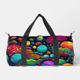 Bolso De Deporte Pequeño Fondo del planeta