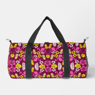 Bolso De Deporte Pequeño Frutas tropicales florales estampadas