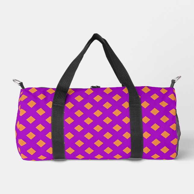 Bolso De Deporte Pequeño Fushia + tablero de Naranja (Anverso)