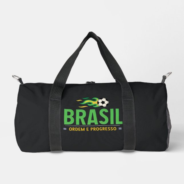 Bolso De Deporte Pequeño Fútbol Brasil (Anverso)