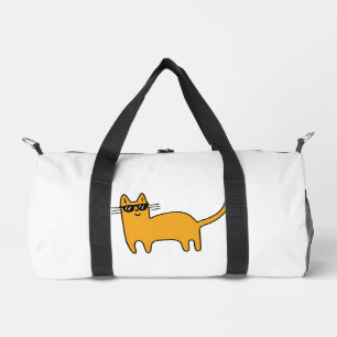 Bolso De Deporte Pequeño Gato con Gafas de Sol Geniales