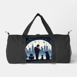 Bolso De Deporte Pequeño Gato, perro, jazz
