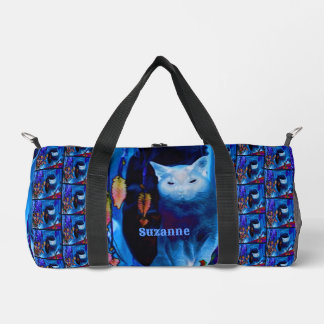 Bolso De Deporte Pequeño Gato siamés posando resumen personalizado