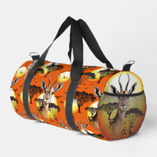 Bolso De Deporte Pequeño Gazelle Animal salvaje Antelope africano