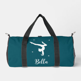 Bolso De Deporte Pequeño Gimnasia moderna Verde azulada baile fitness