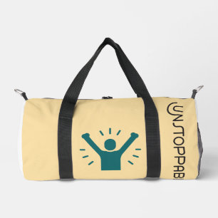 Bolso De Deporte Pequeño Gimnasio imparable/Motivación Fitness y Entrenamie