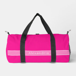 Bolso De Deporte Pequeño Gimnasio Rosa Personalizado