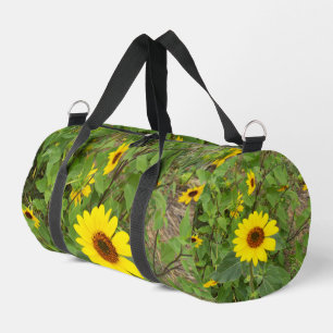 Bolso De Deporte Pequeño Girasoles Soplando En El Viento,