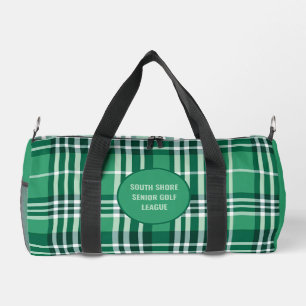 Bolso De Deporte Pequeño Golfer Senior "Evergreen Tartan" Plaid