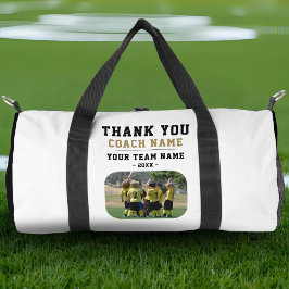 Bolso De Deporte Pequeño Gracias Coach Team Name Photo