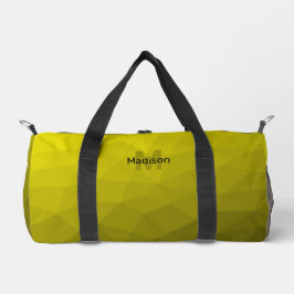 Bolso De Deporte Pequeño Gradiente amarillo de malla geométrica Monograma