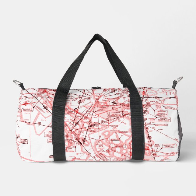 Bolso De Deporte Pequeño Gráfico de aviación (Anverso)