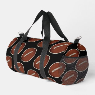 Bolso De Deporte Pequeño Gráfico de Tornillo Loco Patrón de Fútbol American