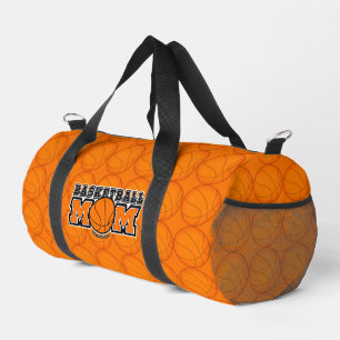 Bolso De Deporte Pequeño Gráficos de locura de mamá de baloncesto