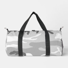 Bolso De Deporte Pequeño Gray Urban Military Camouflage Pattern