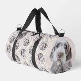 Bolso De Deporte Pequeño Grifón de muestra de pelo duro Pintura Perro masco