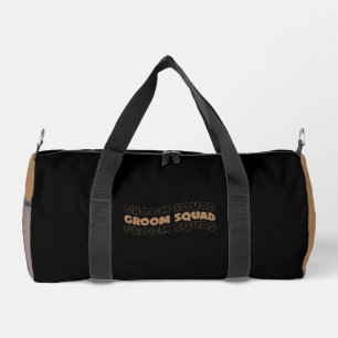 Bolso De Deporte Pequeño GROOM SQUAD Brown White