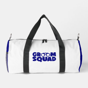 Bolso De Deporte Pequeño GROOM SQUAD Navy White