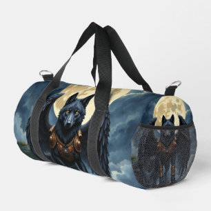 Bolso De Deporte Pequeño Guardián de la Luna – El Lobo de Ala Negra