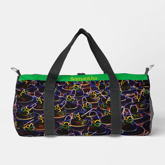 Bolso De Deporte Pequeño Guay Rubber Ducks Personalizado (Anverso)