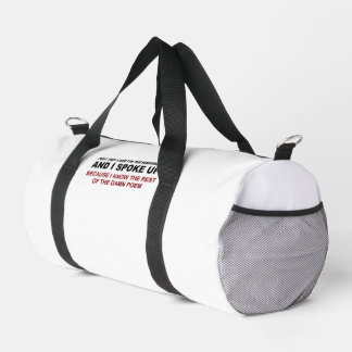 Bolso De Deporte Pequeño Hablé claro