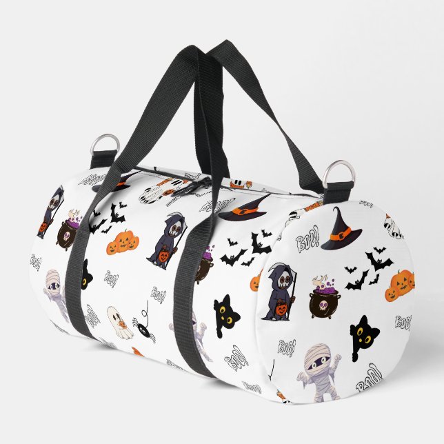 Bolso De Deporte Pequeño Halloween Duffle Bag (Esquina izquierda)