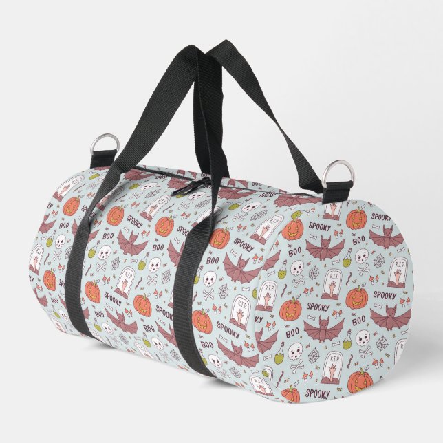 Bolso De Deporte Pequeño Halloween fantasmal (Esquina izquierda)