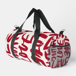 Bolso De Deporte Pequeño Hand-Drawn Love Pattern Playful Modern Romantic 