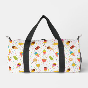 Bolso De Deporte Pequeño Helado colorido y patrón de confeti