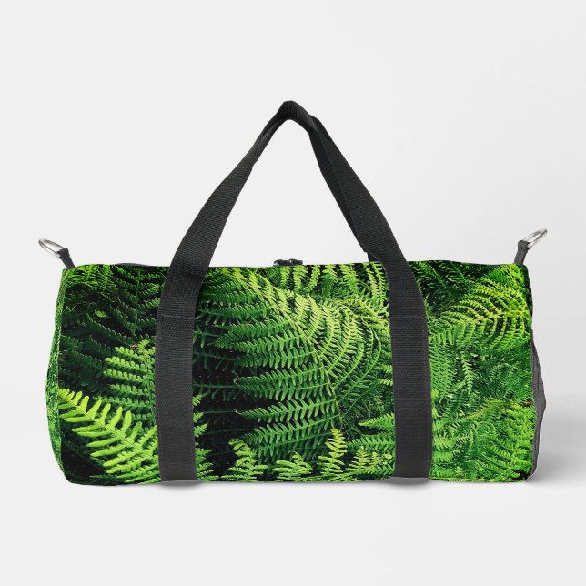Bolso De Deporte Pequeño helecho verde (Anverso)