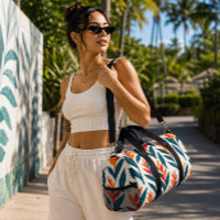 Heliconia Floral Tropical Crema Moderna para Viaje