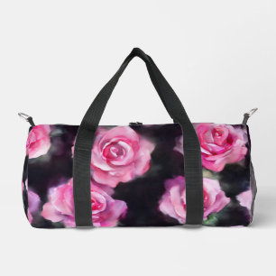 Bolso De Deporte Pequeño Hermosa colección de rosas rosa color de agua mode