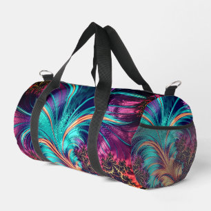 Bolso De Deporte Pequeño Hermosas plumas de pavo real