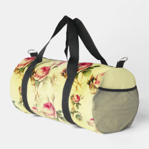 Bolso De Deporte Pequeño Hermoso floral vintage